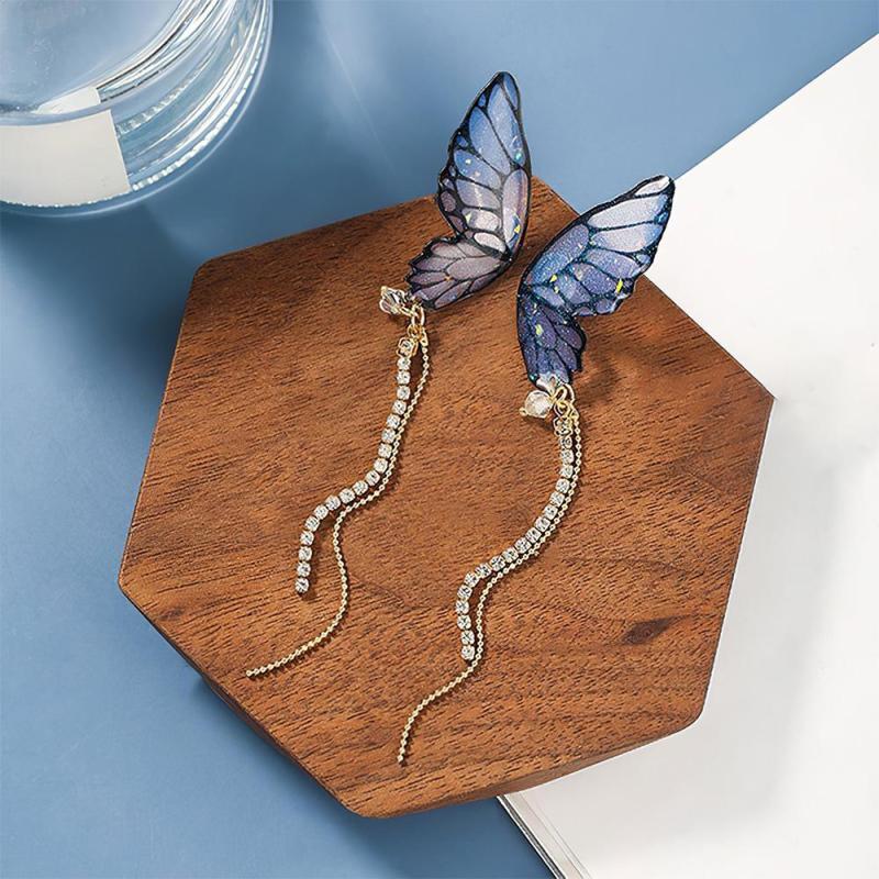 Acrylic Butterfly Statement Drop Earrings 6