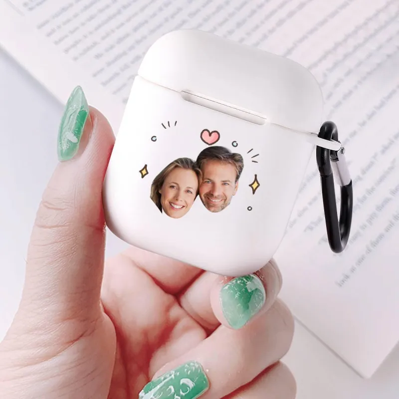 Airpods Case Custom Photo Couple's Keepsake Gift Earphone Case White - Avatar 3