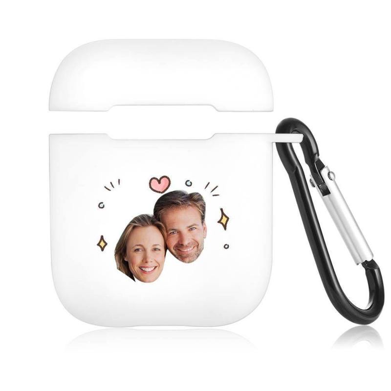 Airpods Case Custom Photo Couple's Keepsake Gift Earphone Case White - Avatar 4