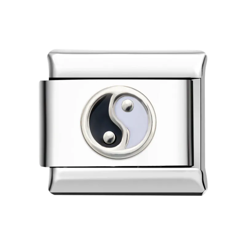 Bagua Italian Charm For Italian Charm Bracelets Composable Link