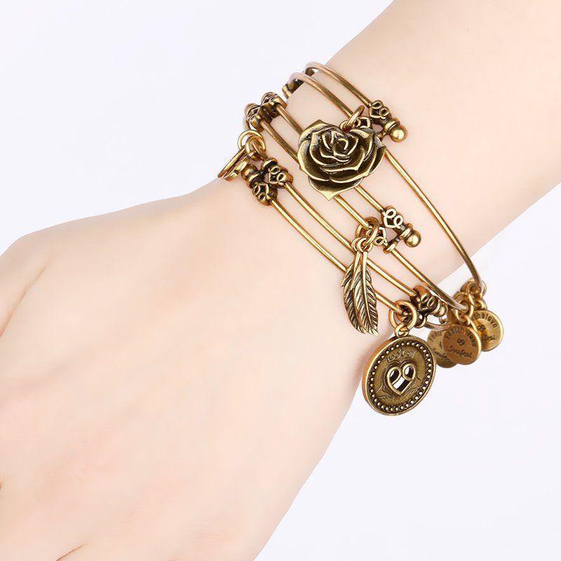 Best Charm Bangle Gold Plated 2