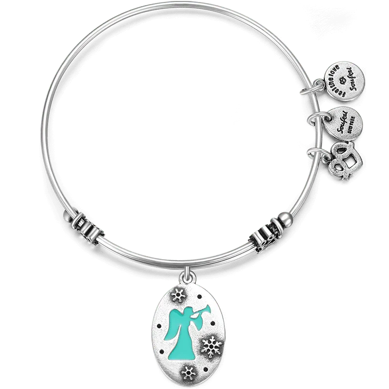 Blessings of Angel Charm Bangle 1