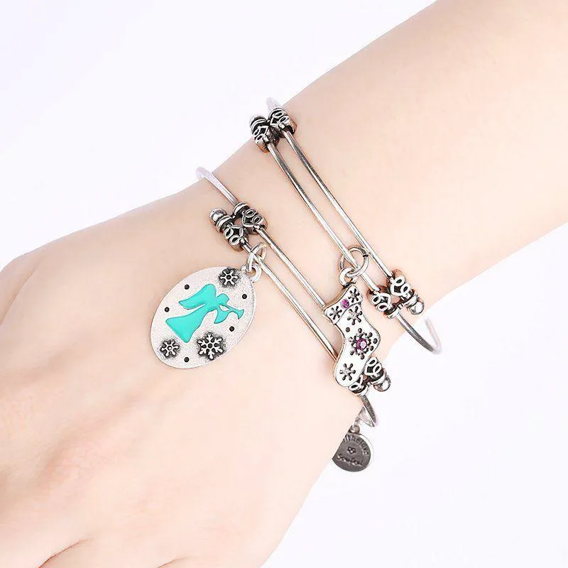 Blessings of Angel Charm Bangle 2