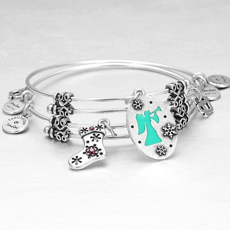 Blessings of Angel Charm Bangle 3