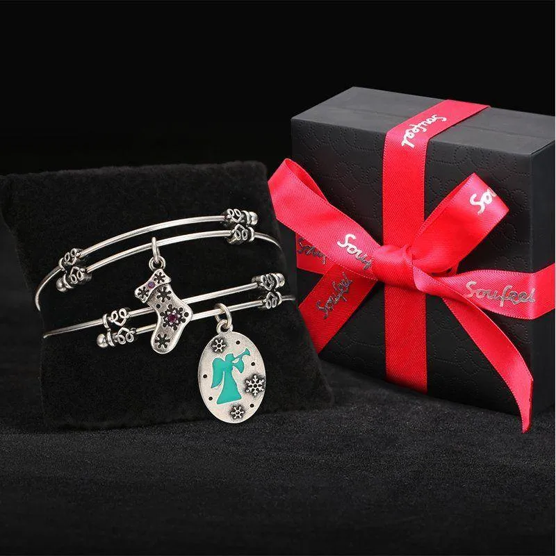 Blessings of Angel Charm Bangle 4