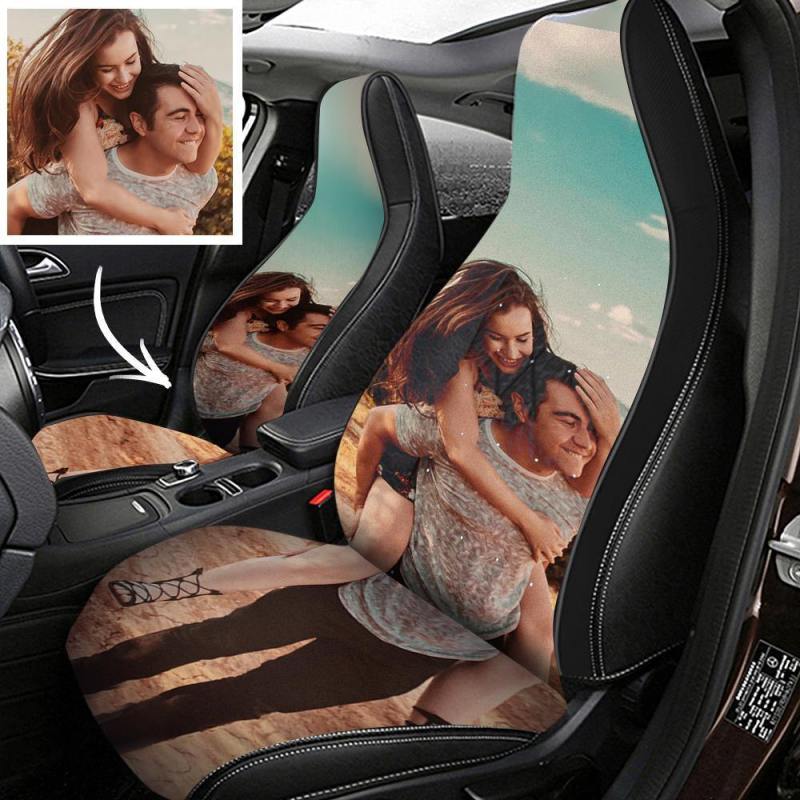 Car Seat Covers Custom Car Seat Print for Couples