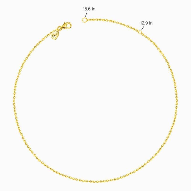 Children's Engraved Bar Necklace 14K Gold Plated 4