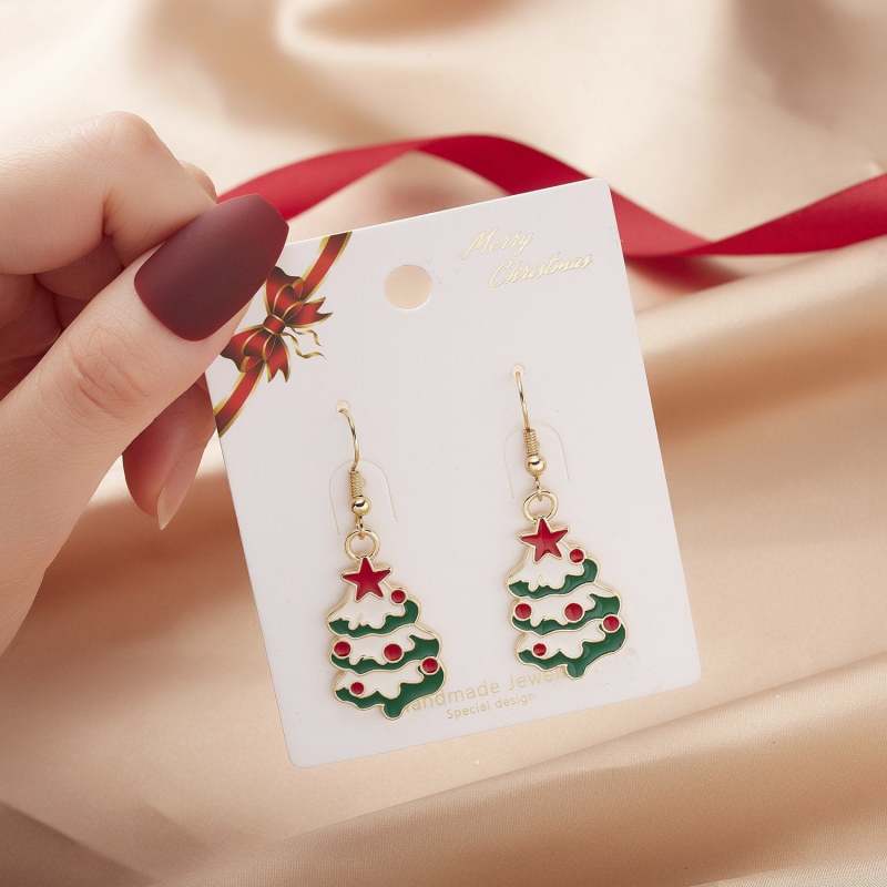 Christmas Earrings Charm Festive Earrings Christmas Theme 2