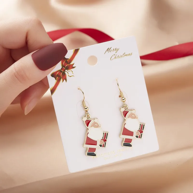 Christmas Earrings Charm Festive Earrings Christmas Theme 5