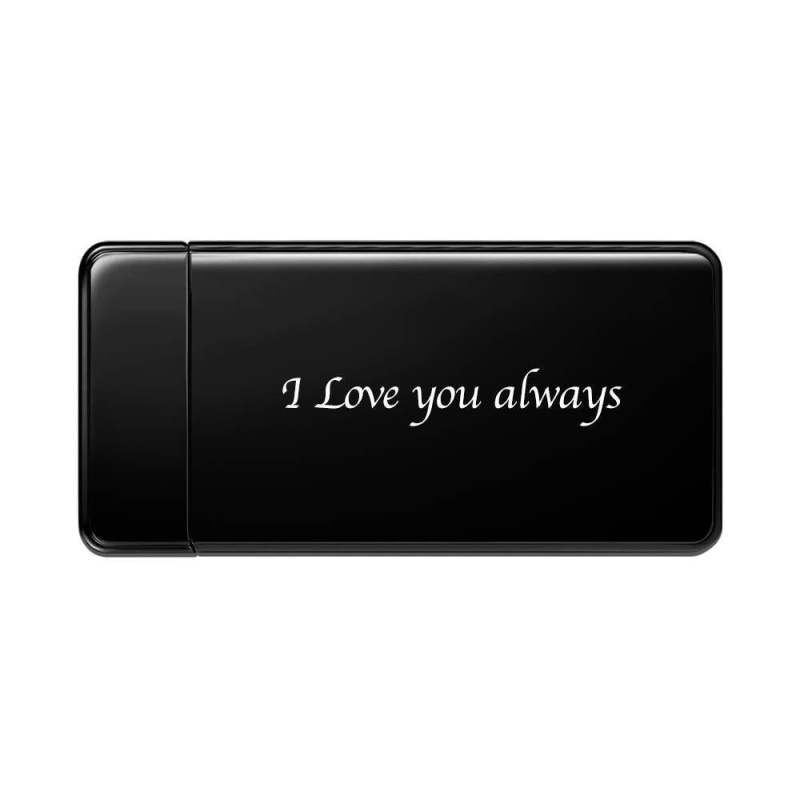 Christmas Gift Photo Lighter Custom Photo Engraved Lighter Black 1