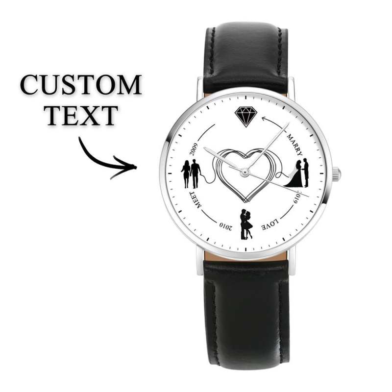 Custom Backward Watch Back In Time Watch Gift for Couple 2