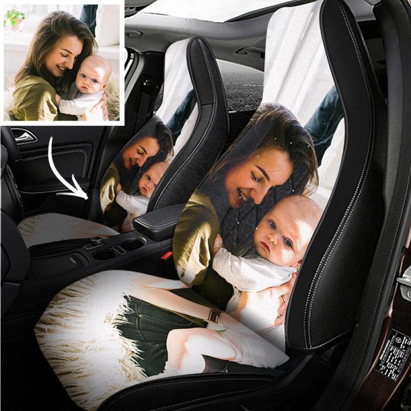 Custom Car Seat Covers Custom Car Seat Print Family Gifts (For One Seat)