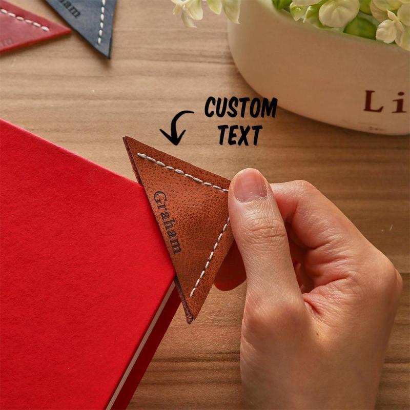 Custom Engraved Bookmark Hand Stitched Custom Bookmark Gift For Book Lover 1