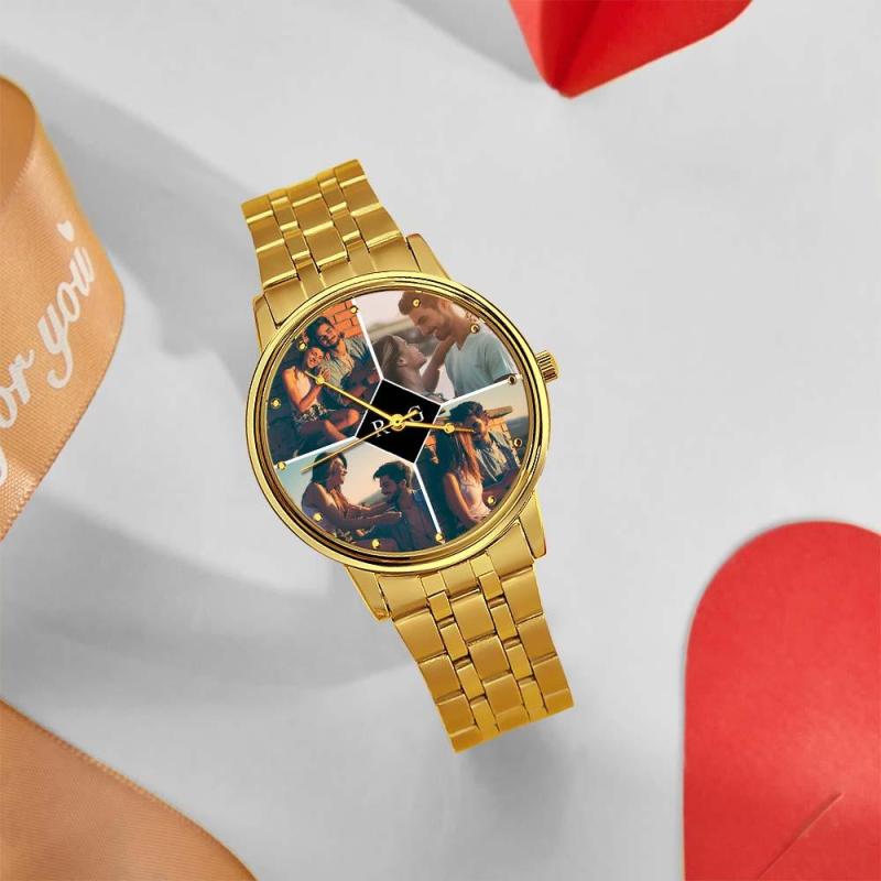 Custom Engraved Photo Watch for Men Personalized Engraved Picture Watch For Valentine's Day To Boyfriend 5