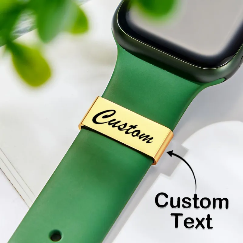 Custom Engraving Watch Accessories Personalized Watch Decoration 2