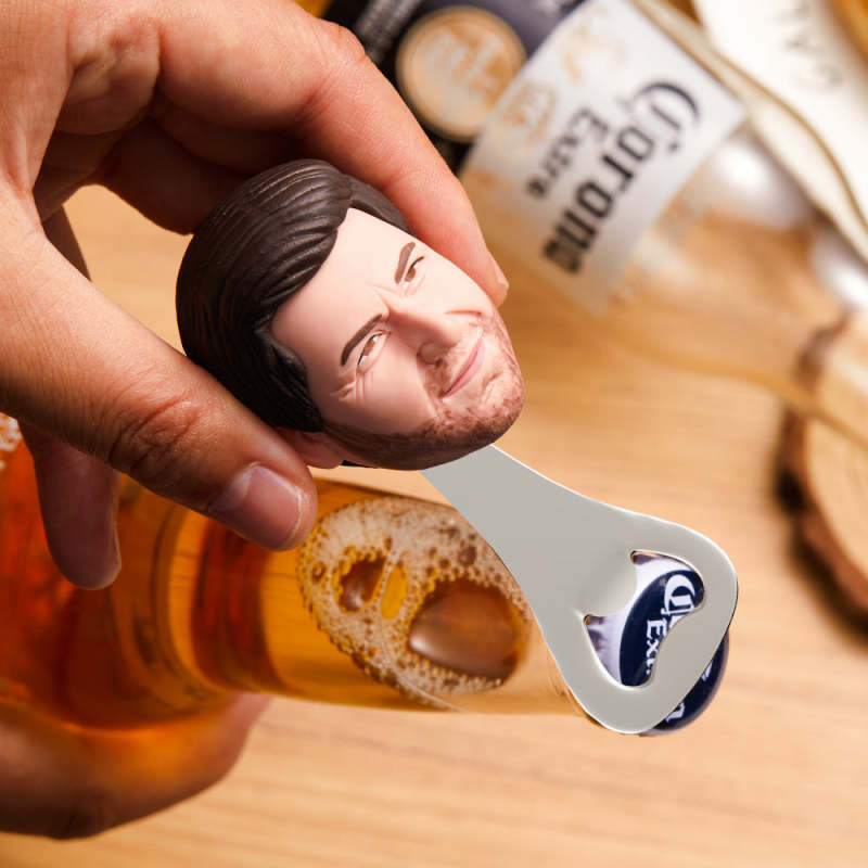 Custom Face Bottle Opener Personalized Funny Bottle Opener Groomsmen Gift 1