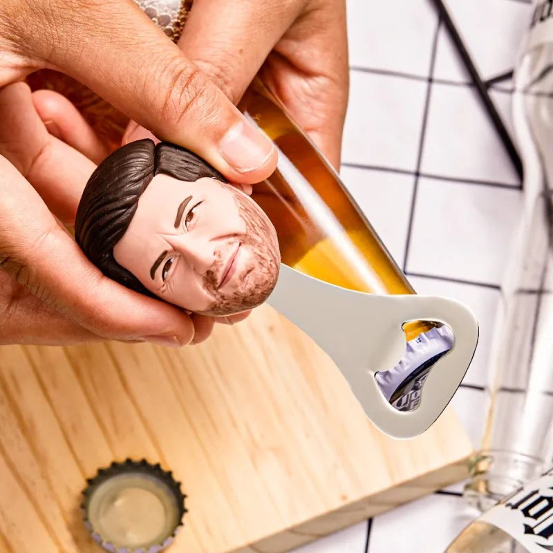 Custom Face Bottle Opener Personalized Funny Bottle Opener Groomsmen Gift 3