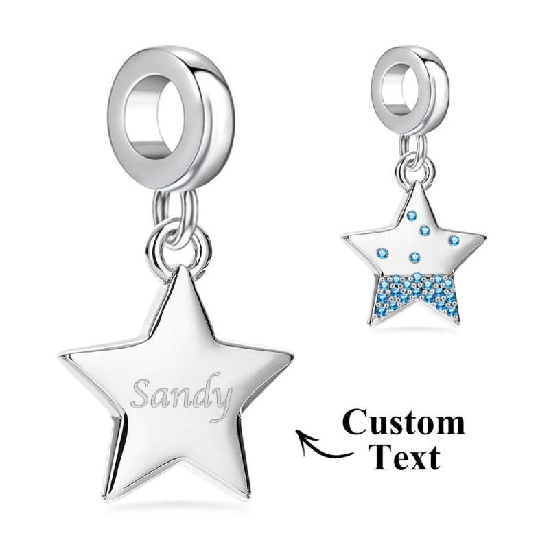 Custom Name Charm Romantic Starfish Creative Gift