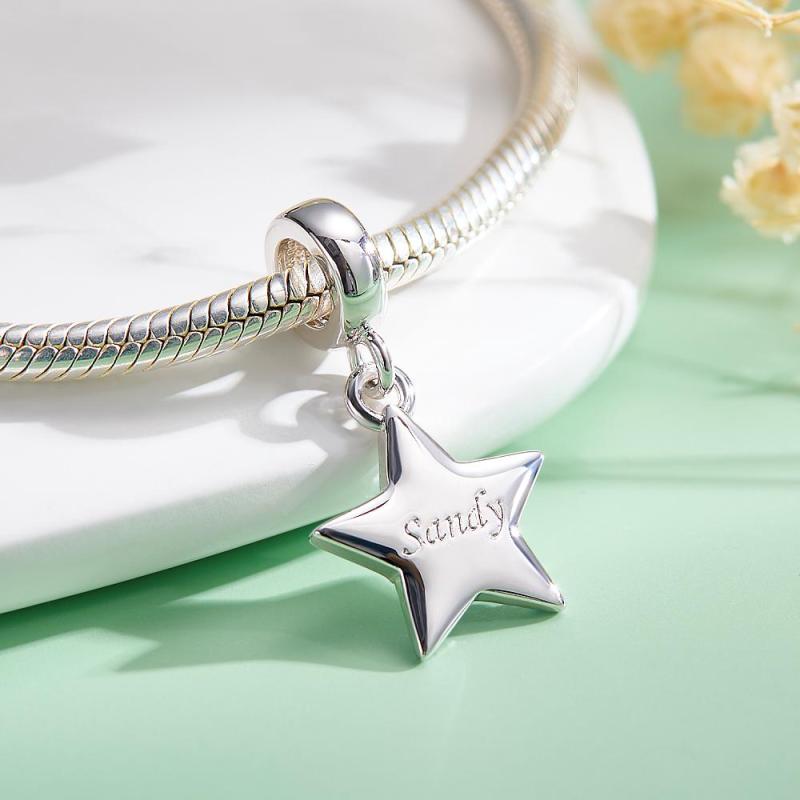 Custom Name Charm Romantic Starfish Creative Gift 2