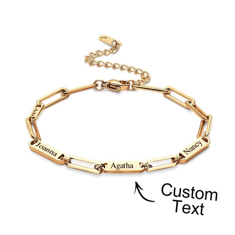 Custom Names Bracelet Multi Names Engraved 13