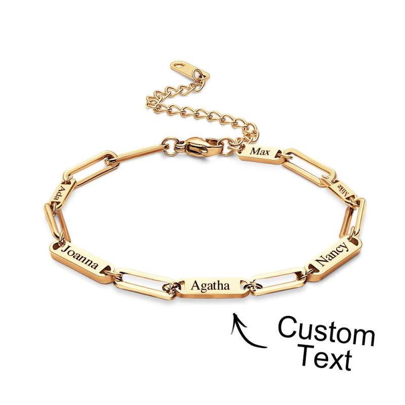 Custom Names Bracelet Multi Names Engraved 15