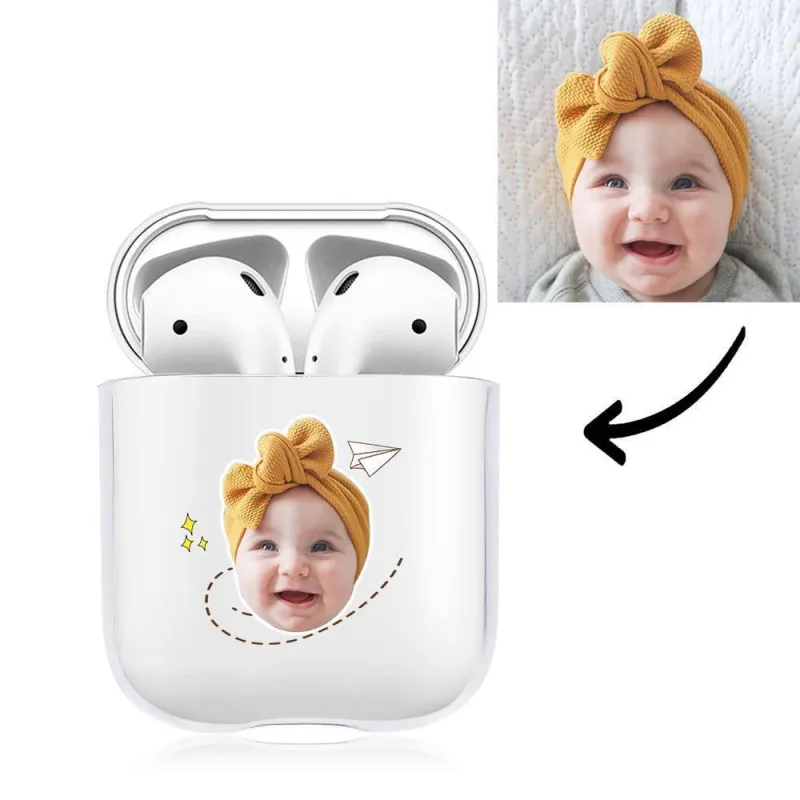 Custom Photo AirPods Case Always Love You Baby Earphone Case Transparent - Avatar