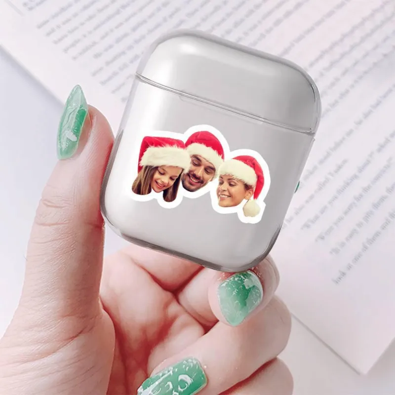 Custom Photo Airpods Case Happy Family Earphone Case Transparent - Avatar 3