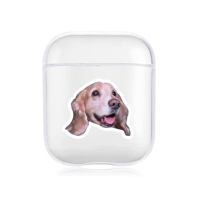 Custom Photo AirPods Case Lovely Dog Earphone Case Transparent - Avatar 1