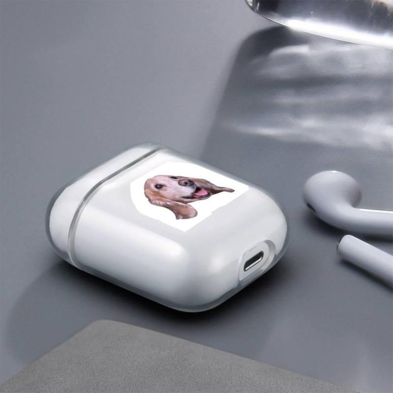 Custom Photo AirPods Case Lovely Dog Earphone Case Transparent - Avatar 2