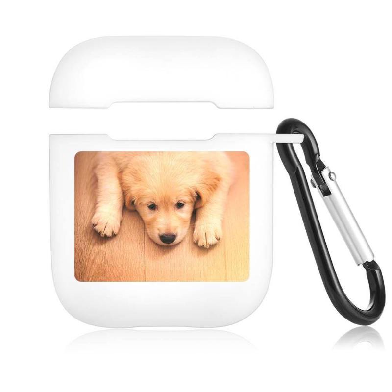 Custom Photo AirPods Case Lovely Dog Earphone Case - White 4