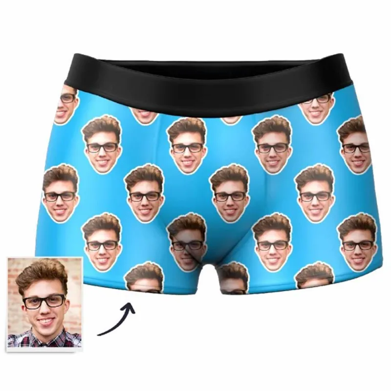 Custom  Photo Boxer,One Face Underwear - Men 2