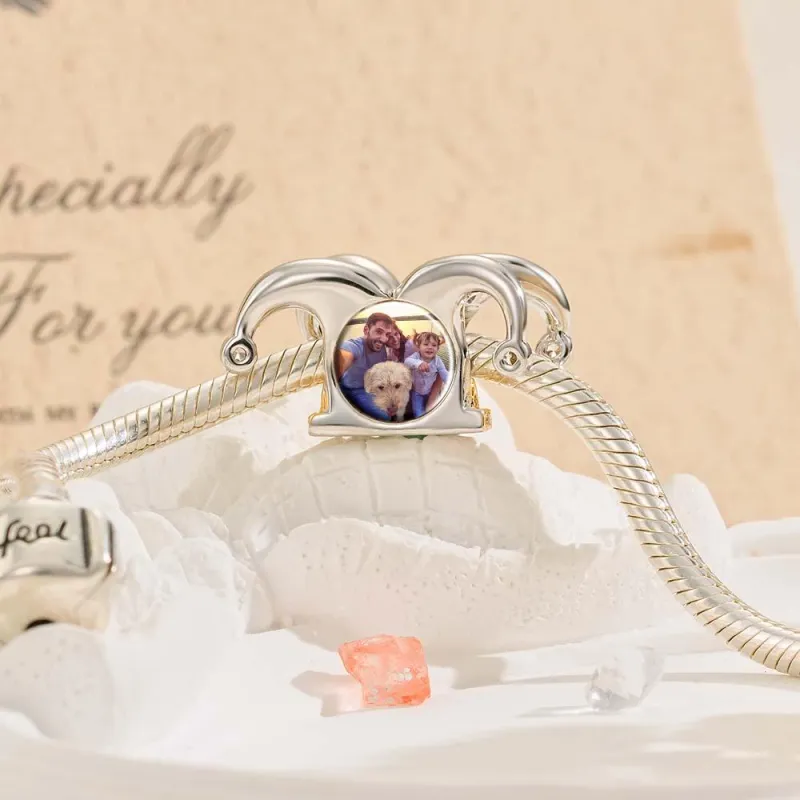 Custom Photo Charm Bead Crown 3