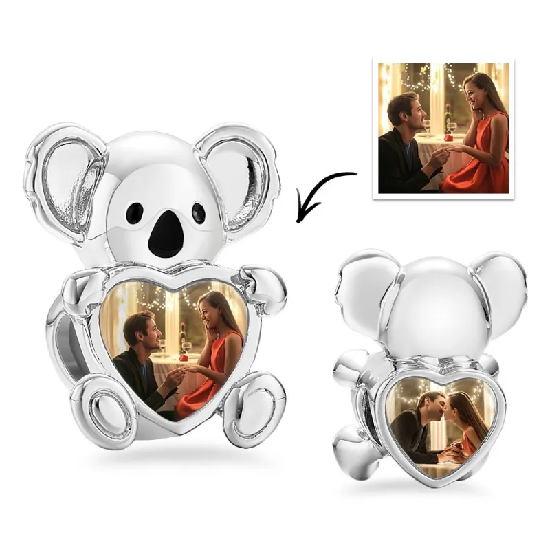 Custom Photo Charm Cute Koala Fashion Gift