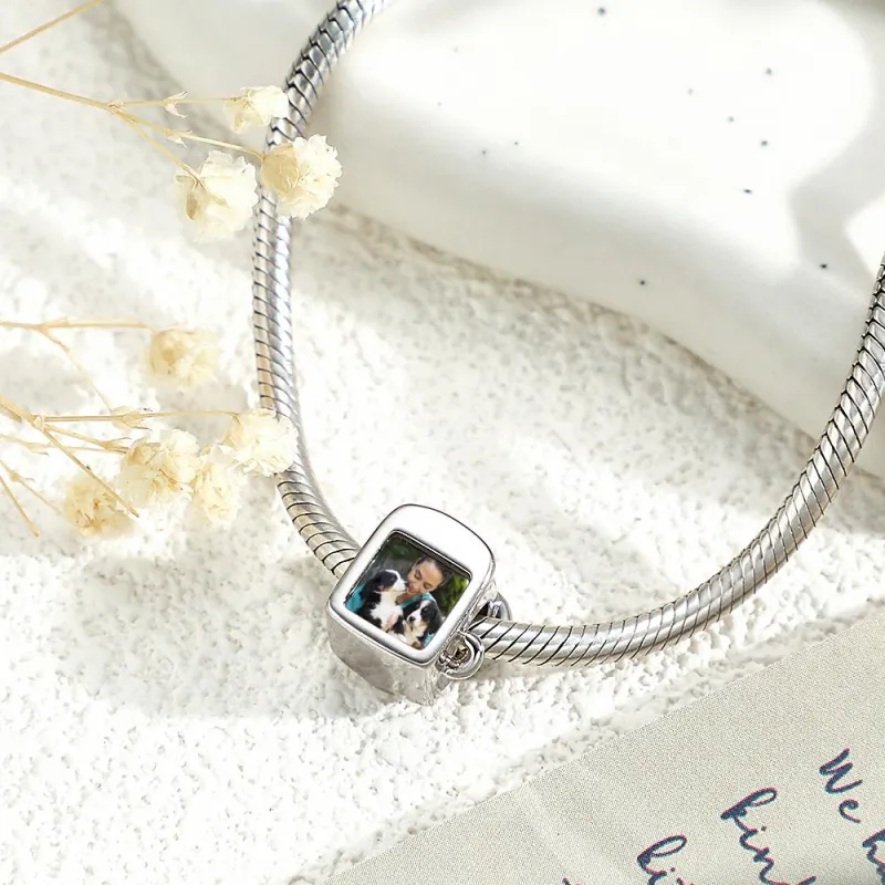 Custom Photo Charm Puppy Bread Cute Pet Gift 1