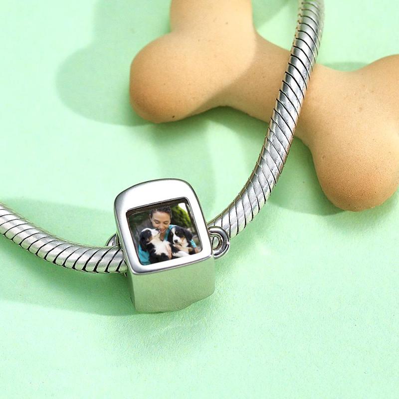 Custom Photo Charm Puppy Bread Cute Pet Gift 2