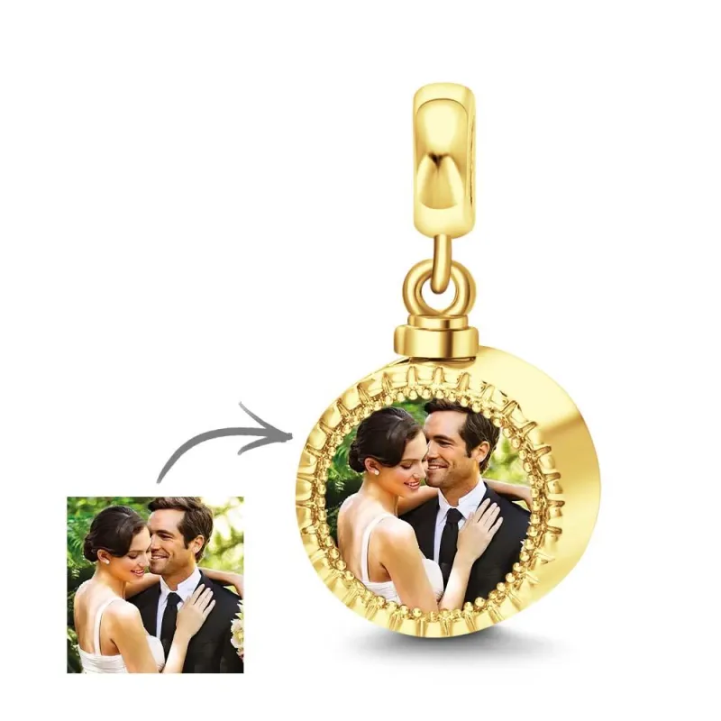 Custom Photo Cremation Urn Charm for Ashes 4