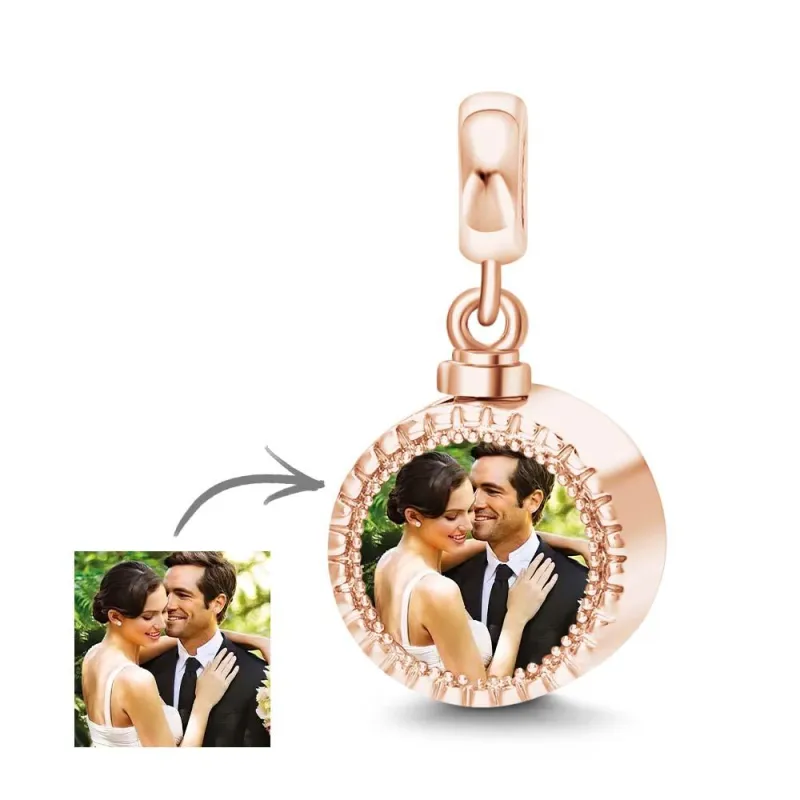 Custom Photo Cremation Urn Charm for Ashes 5