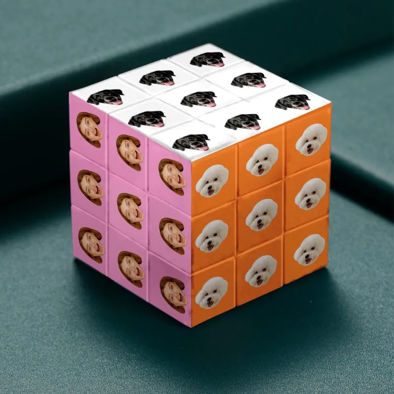 Custom Photo Face Rubic's Cube Creative Multiphoto Gifts 1