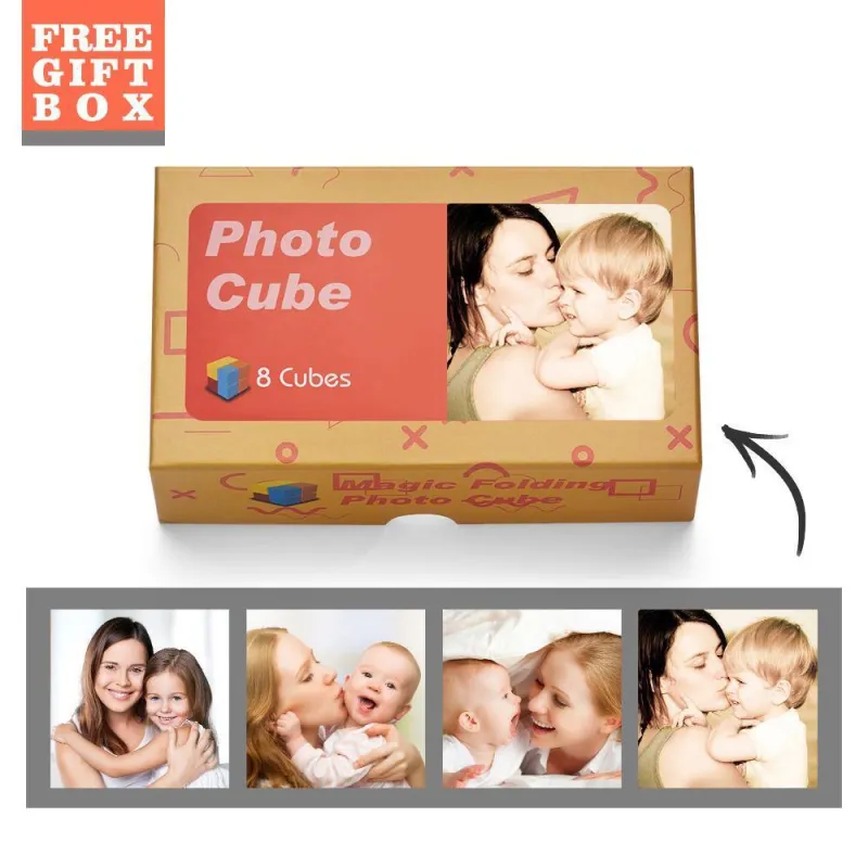 Custom Photo Frame Multiphoto Rubic's Cube for Family 2