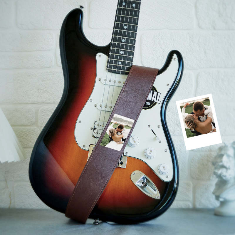 Custom Photo Guitar Strap Creative Music Gifts