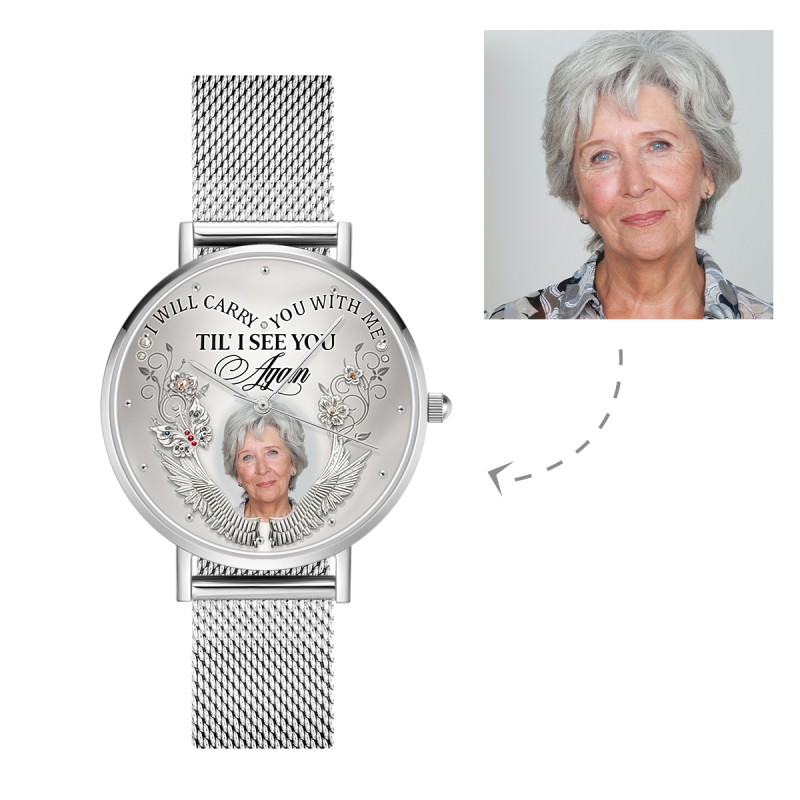 Custom Photo Memorial  Watch Commemorate Gifts