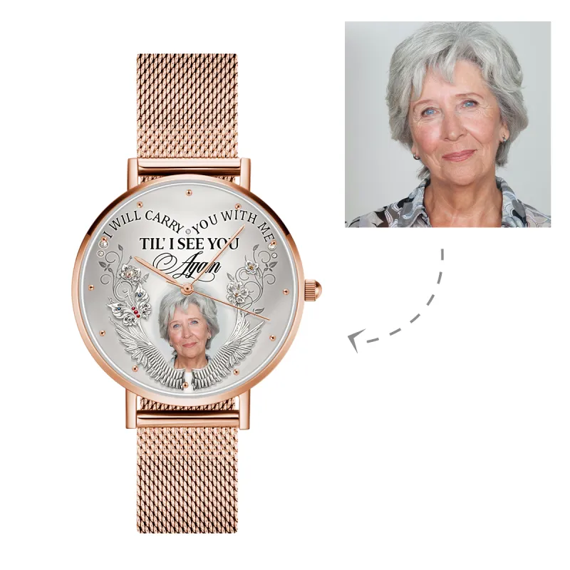 Custom Photo Memorial  Watch Commemorate Gifts 2