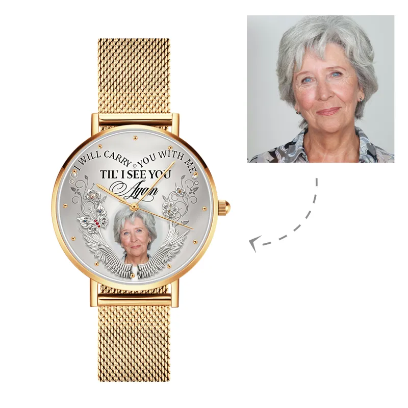 Custom Photo Memorial  Watch Commemorate Gifts 3