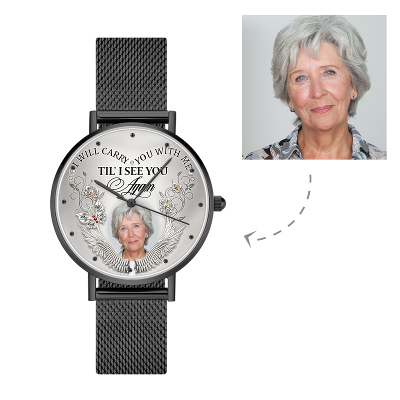 Custom Photo Memorial  Watch Commemorate Gifts 4