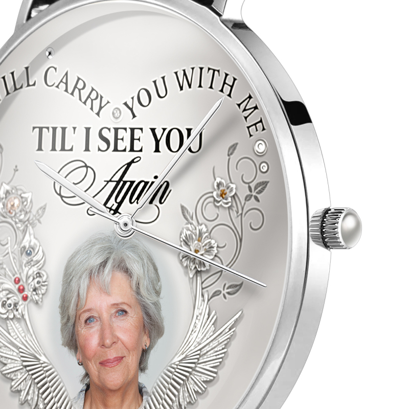 Custom Photo Memorial  Watch Commemorate Gifts 5