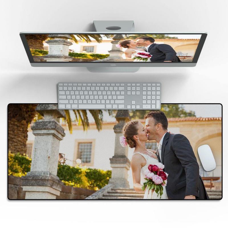 Custom Photo Mouse Pad Gifts for Couples15.7"*35.4"