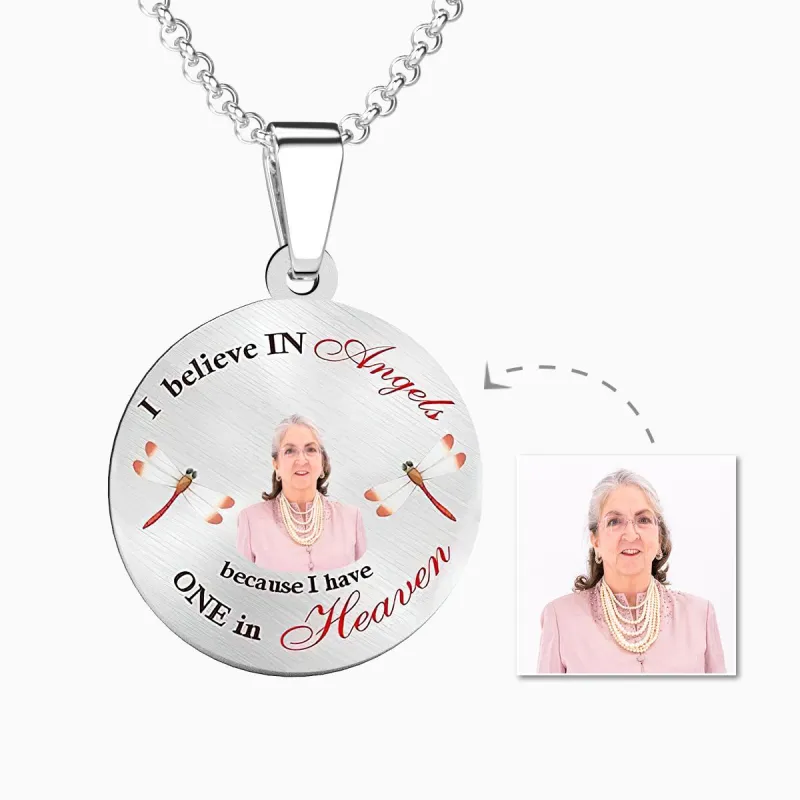 Custom Photo Necklace Custom Face Creative Commemorative Gifts