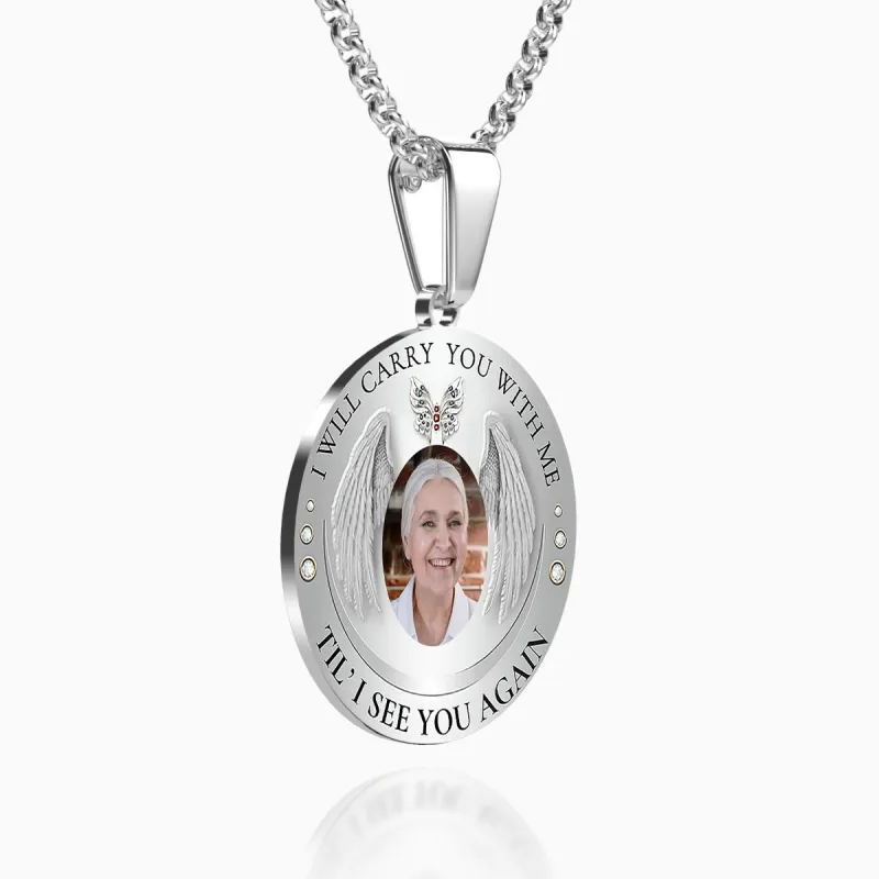 Custom Photo Necklace Vintage Commemorate Metal Gifts 1