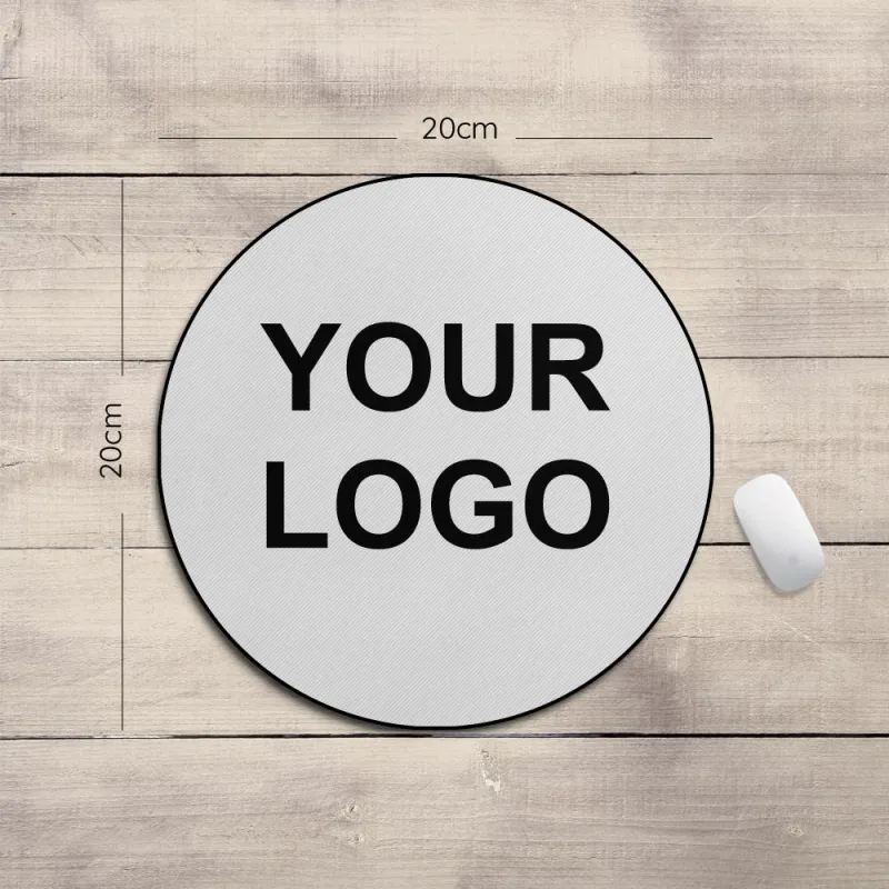 Custom Photo Round Mouse Pad With Your Logo Enjoy The Life 3