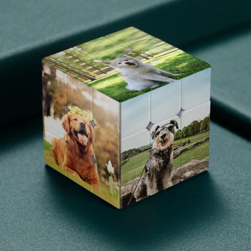 Custom Photo Rubic's Cube Six Pictures Gifts 2